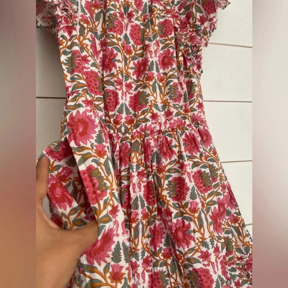 Caroline Constas Flutter Mini Dress Strawberry Print Sz Small - Picture 2 of 7